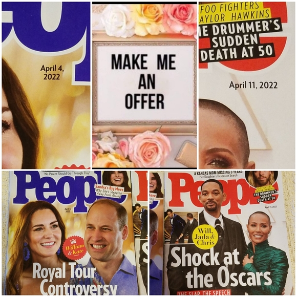 Other - Two magazines 1  People Magazine April 4, 2022 issue1  People Magazine Apr